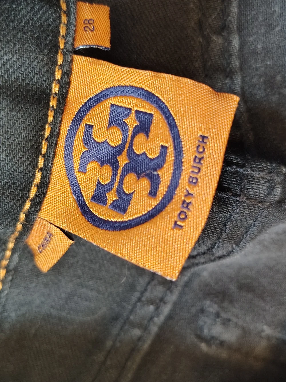 Tory‎ Burch Women’s Black Straight-Leg Jeans Size 28